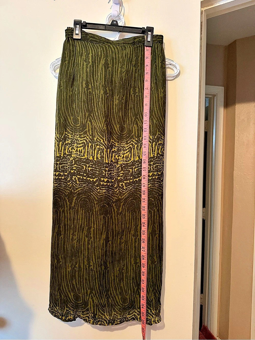 Tina Maxi Skirt Animal Print Green & Brown Size 3X